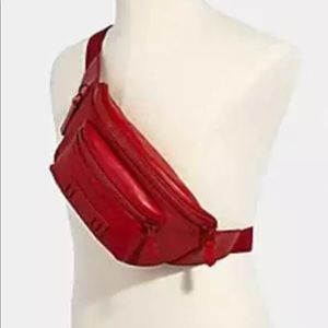 Coach Mens Crimson Red Terrain Crossbody Belt Bag